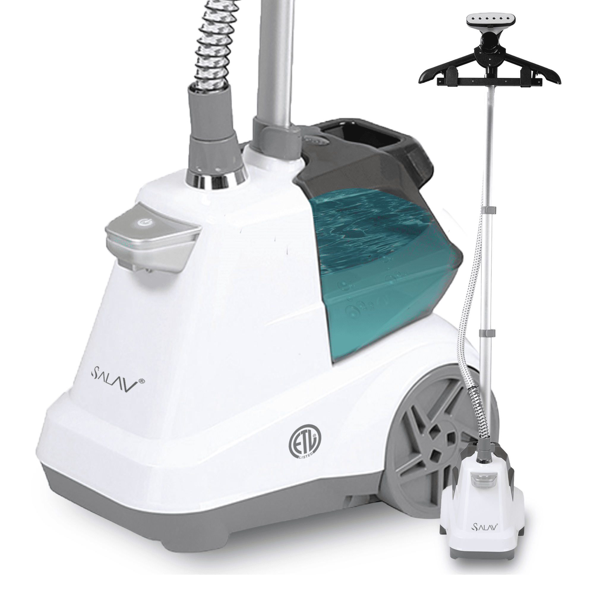 Restored SALAV X3 Professional Garment Steamer, White (Refurbished)