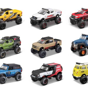 Adventure Force 4X4 Rebels Diecast Play Vehicles Cars and Trucks Assortment Set (Styles May Vary)