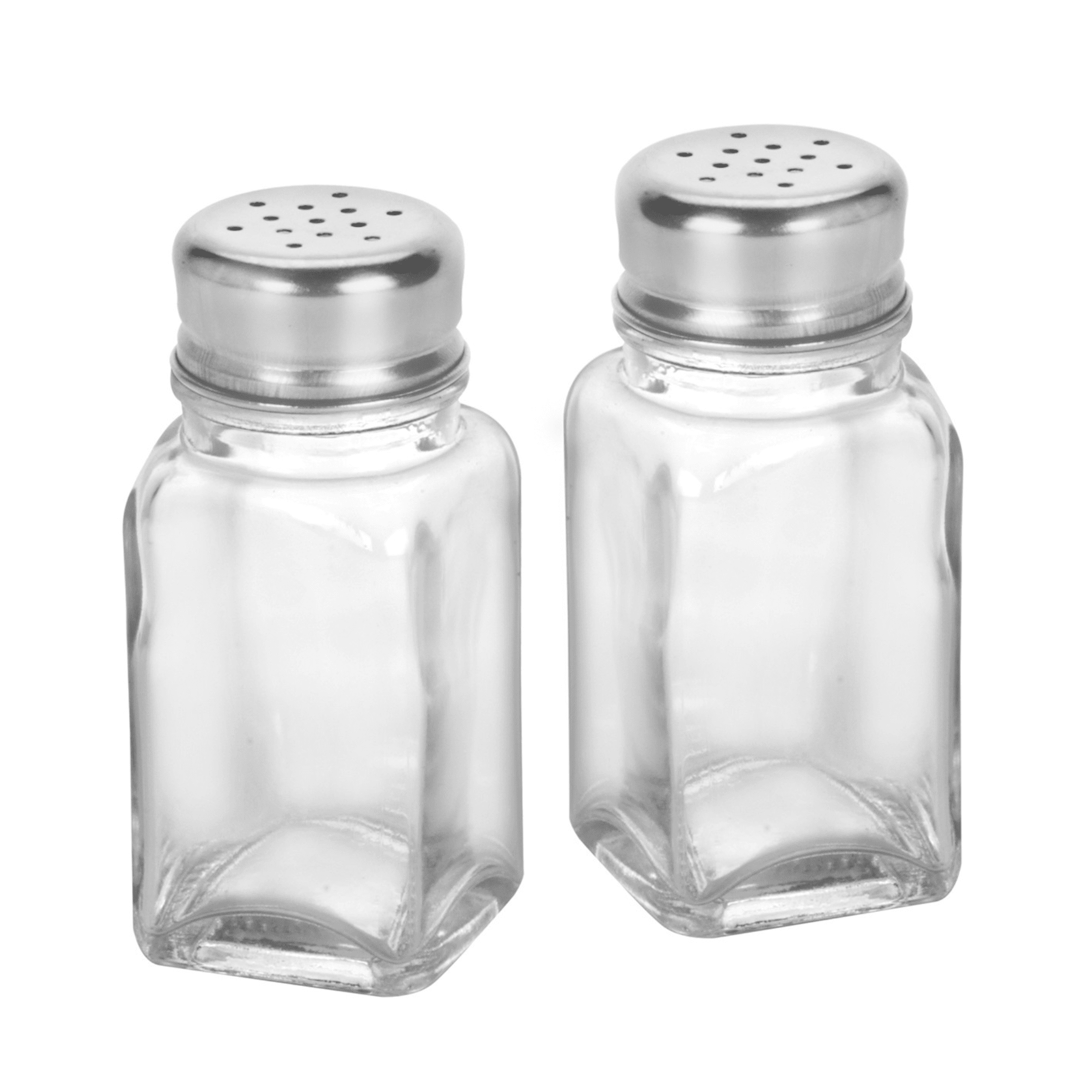 Anchor Hocking Glass Salt & Pepper Shakers 2 Piece Set - Durable Classic Design, Designed to Help with Seasoning Storage and Serving