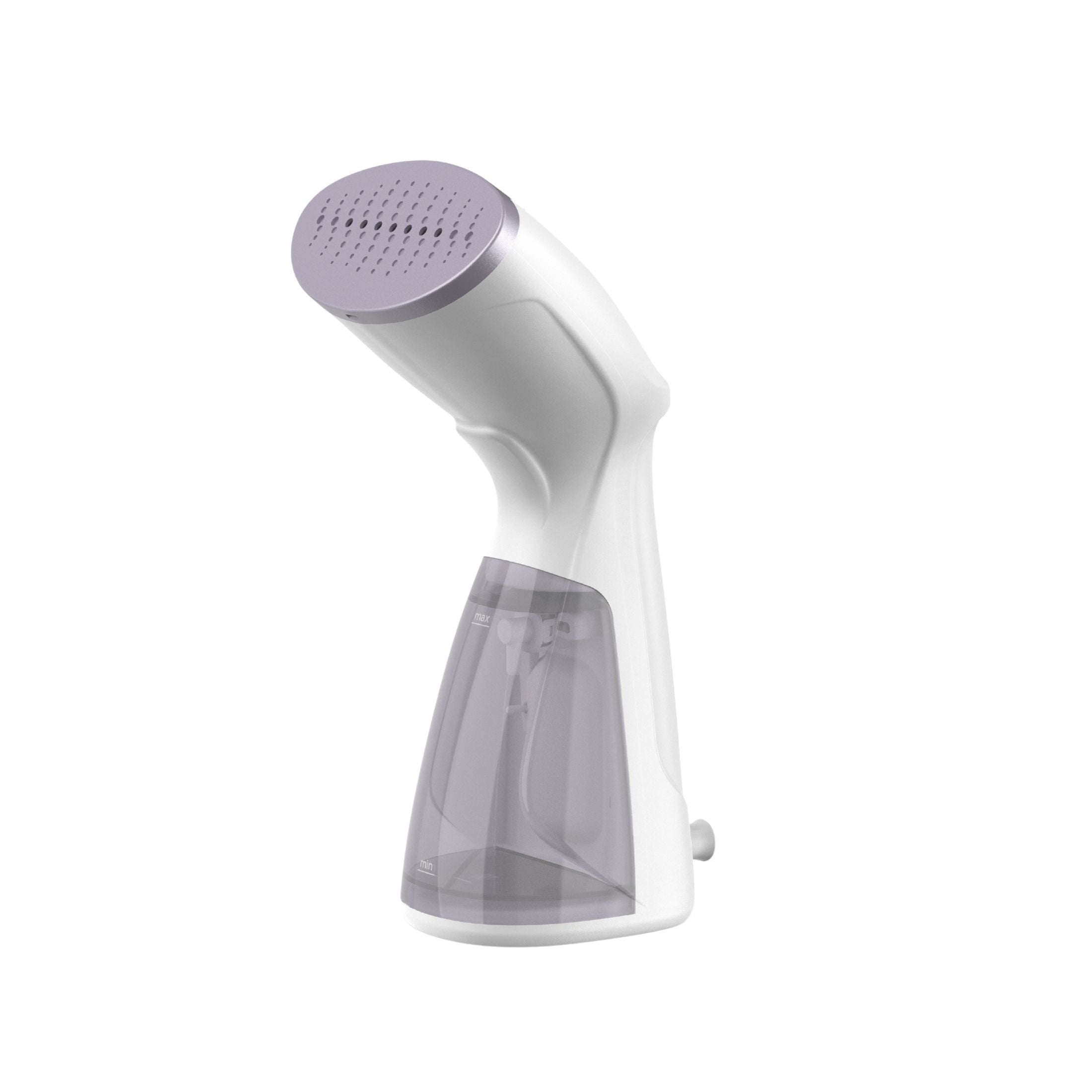 BLACK+DECKER Compact Handheld Garment Steamer, 1000W, 30-Second Heat Up, 6-Minutes of Continous Steam, 10.8 fl oz Detachable Water Tank, Lavender & White