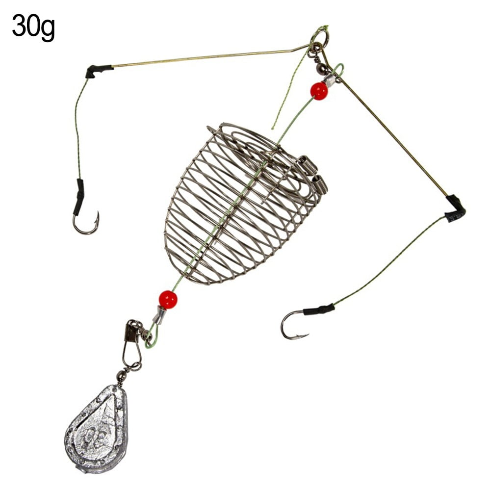 Carp Fishing Bait Trap Cage Feeder Basket Holder Coarse Lure Feeder Carp Fishing Tackle Kit