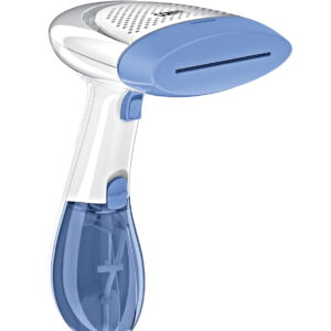 Conair Handheld Garment Steamer for Clothes, ExtremeSteam 1200W, Portable Handheld Design, White/Blue, GS237RXWM
