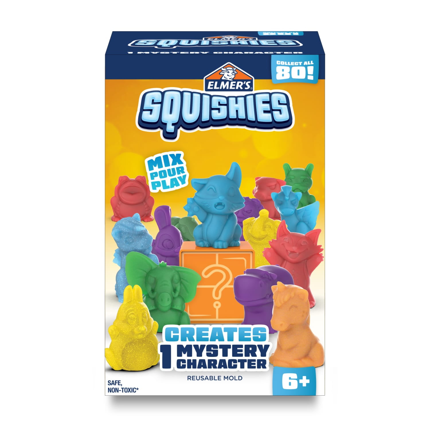Elmer’s Squishies DIY Squishy Kids Toy Kit, 1 Count Mystery Character