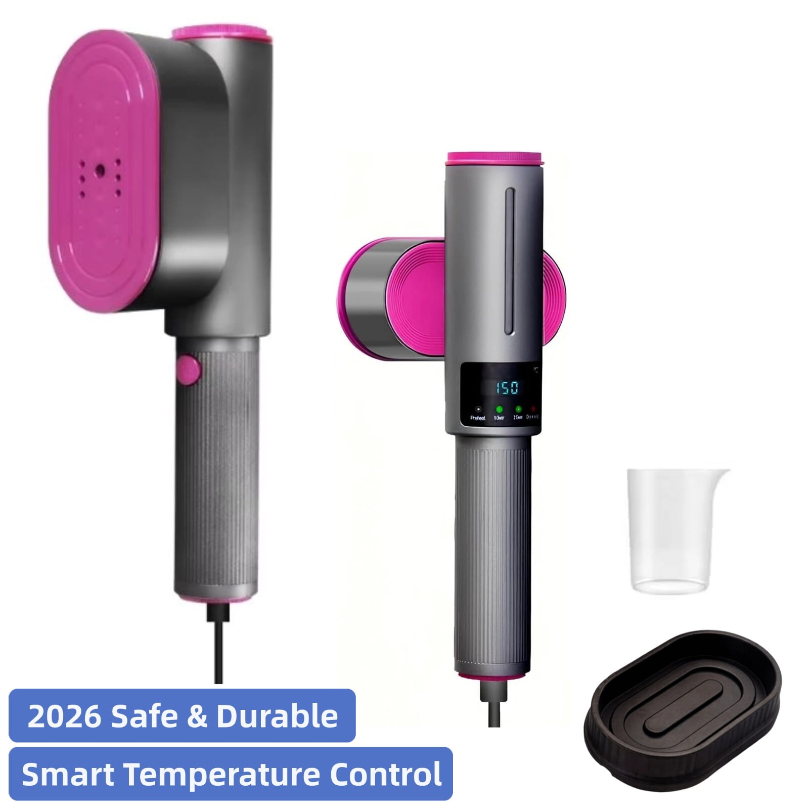 Handheld Steamer Iron,Portable Iron,15s Heat Up,2-in-1 Steamer & Iron for Clothes, Travel Steamer for Home & Business (1000W)