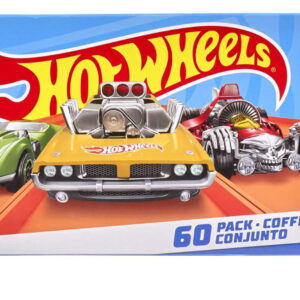 Hot Wheels Set of 60 Vehicles, Collectible Vehicles, 1:64 Scale Toy Cars or Trucks (Styles May Vary)