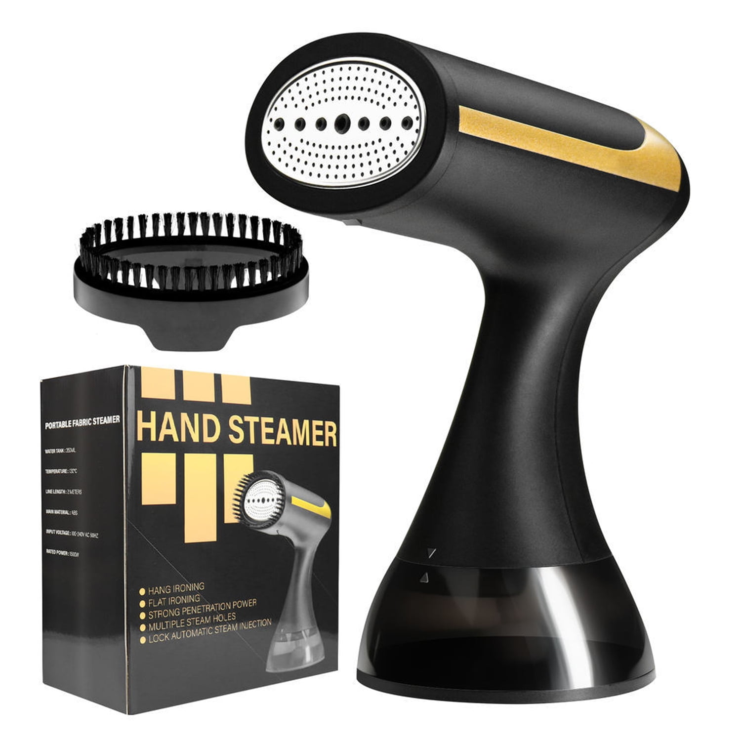 Infurider Steamer for Clothes, 1500W Clothes Steamer, Fast Wrinkle Removal with 300ml Capacity, Black