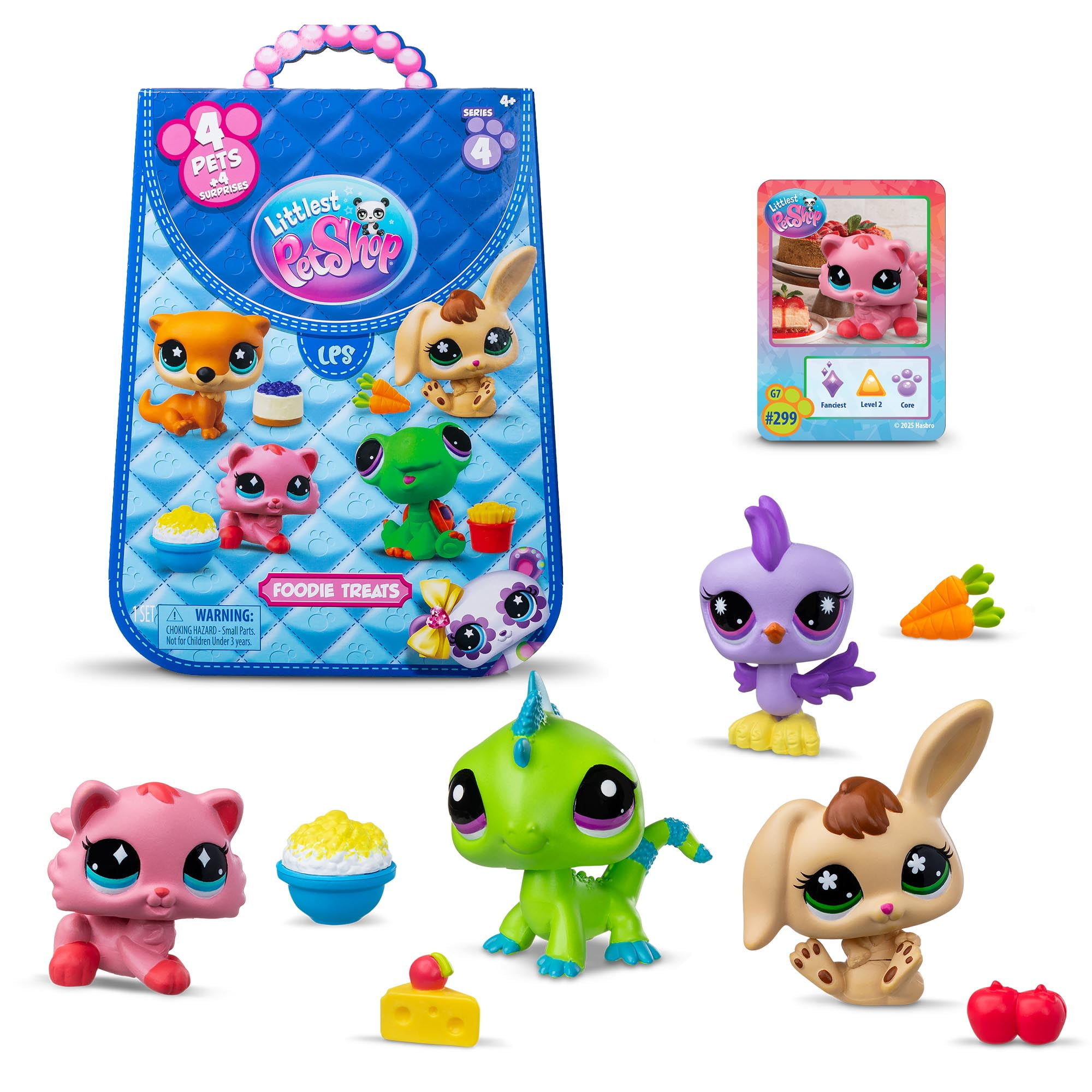 Littlest Pet Shop - Foodie Treat Surprise 4-Pack, Novelty Toys, Children Ages 4 and Up