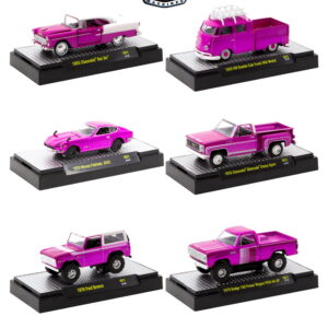 M2 Machines Auto-Thentics (Six-Pack)  1:64  Scale Diecast Toy Cars & Truck (Styles May Vary)