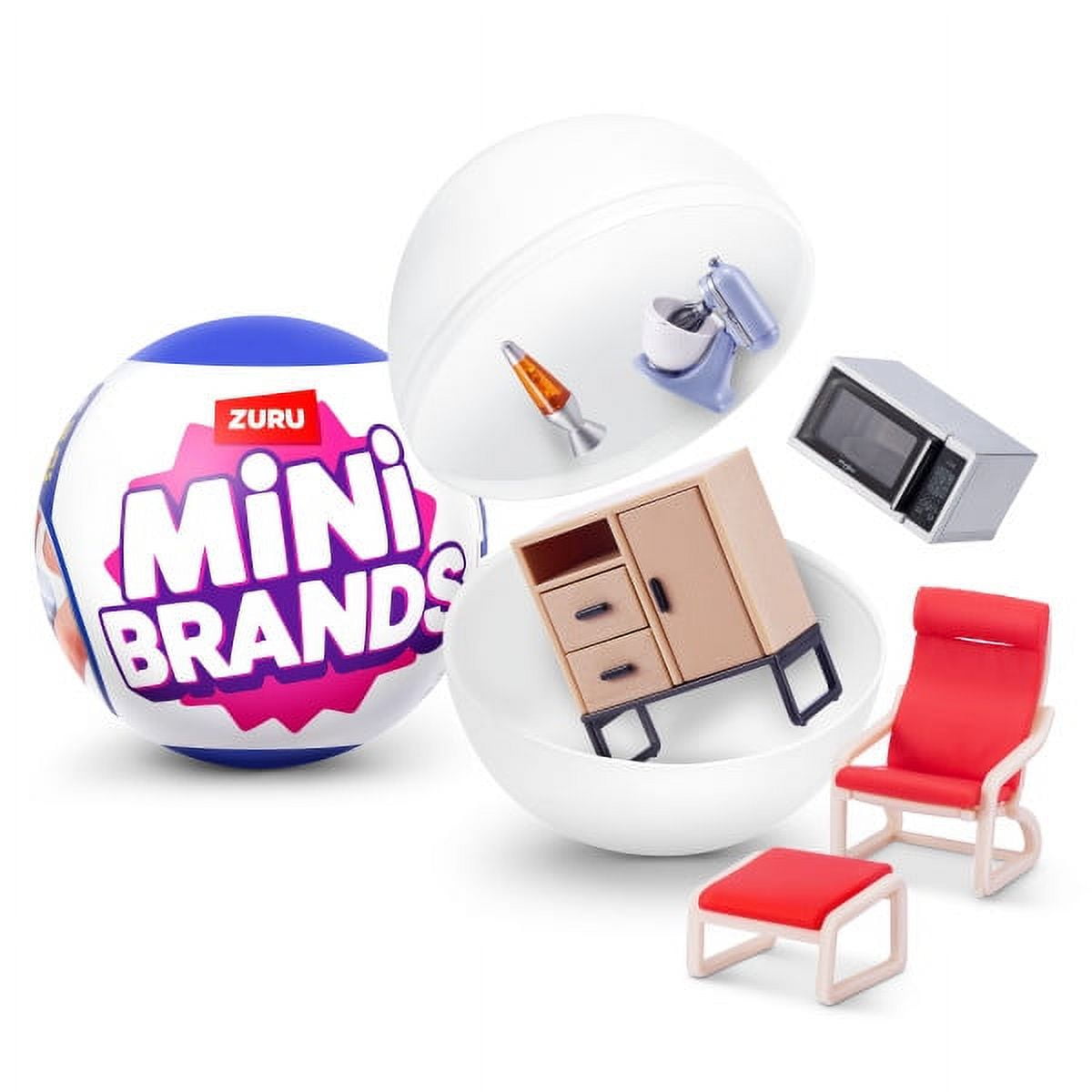 Mini Brands Home Blindbox Capsule, Collectible Unbox Surprise Toy for Kids, Teens & Adults Ages 3+, by ZURU
