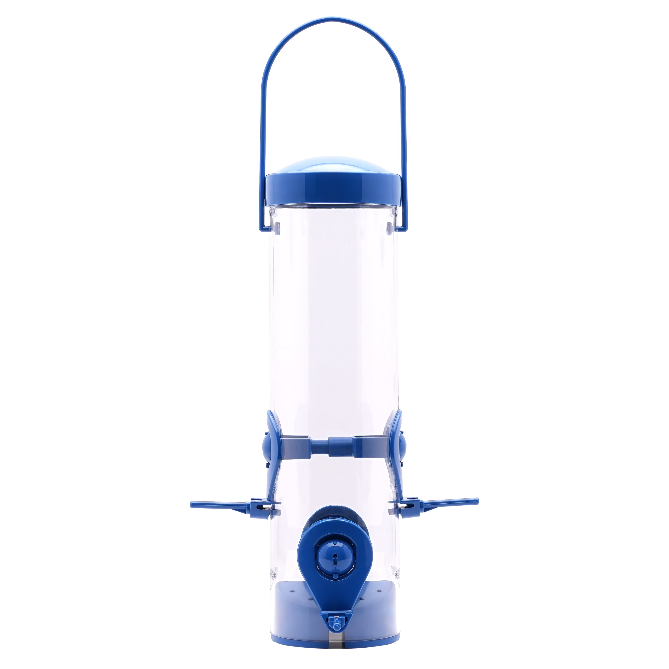 Perky Pet Navy 2-in-1 Tube Wild Bird Feeder, Blue