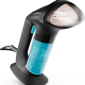 PurSteam SteamPulse Pro Handheld Steamer for Clothes, Portable Handheld Fabric and Garment Travel Steamer Iron Press Wrinkle Remover with Fabric Brush