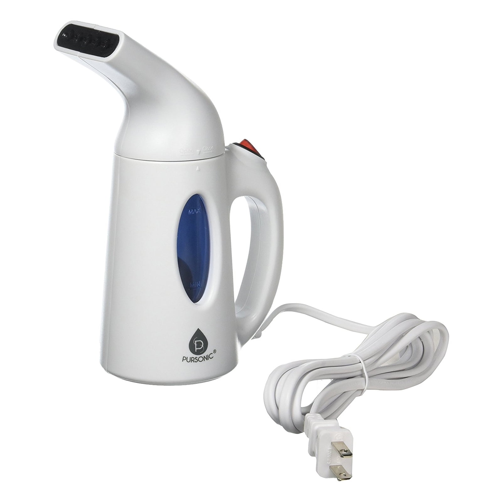 Pursonic Fabric Steamer in White, 1.30 lbs