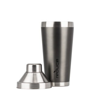 Reduce 20oz Stainless Steel Insulated Cocktail Shaker - Charcoal
