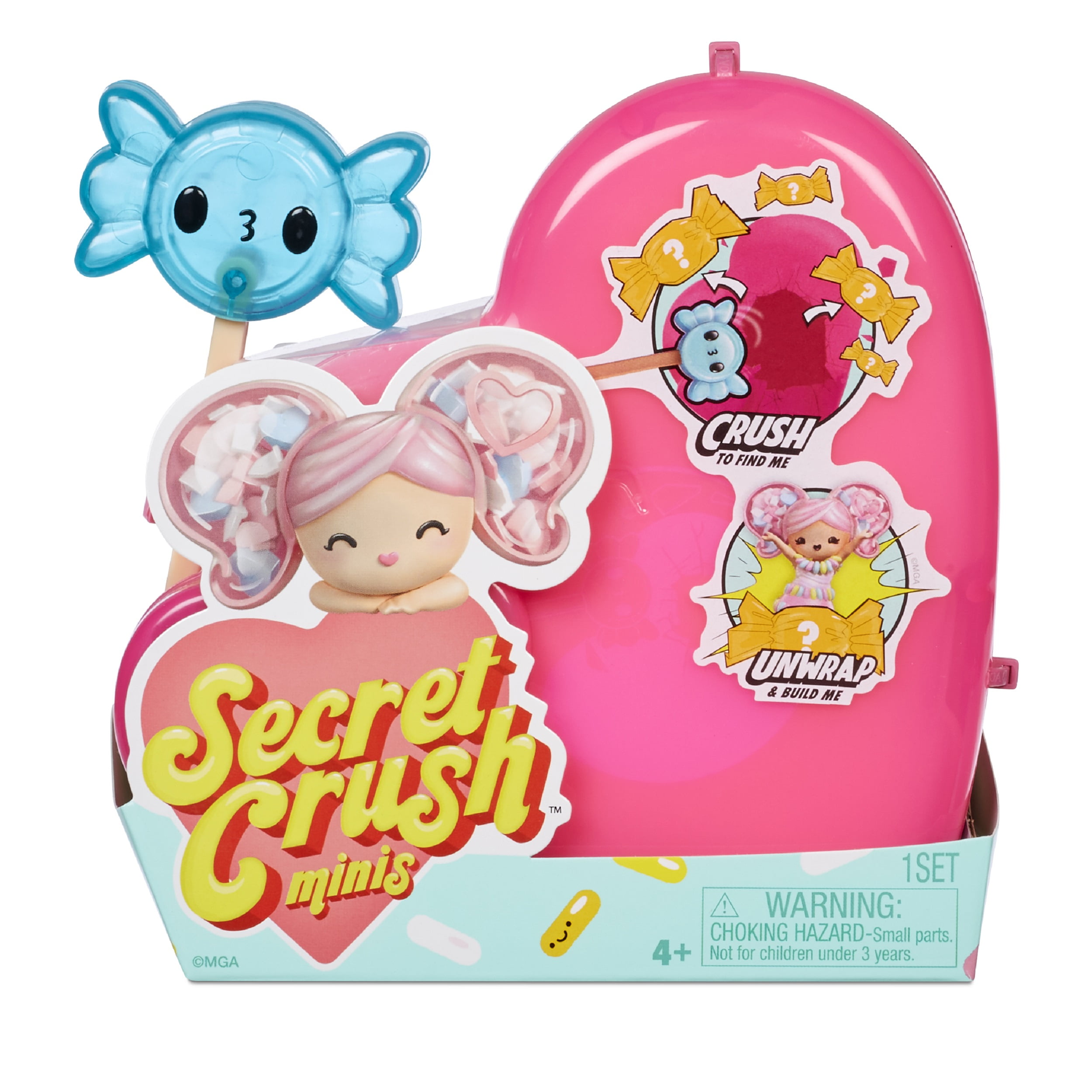 Secret Crush Minis Series 2 - Crush to Unbox Sweet-Themed Mini Doll