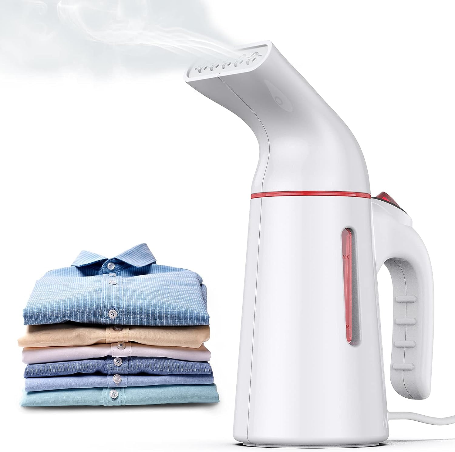 JFengqi Steamer for Clothes, 700W Powerful Handheld Garment Steamer, Portable Travel Steam Iron, 150ml Water Tank